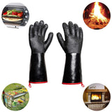 Extreme Heat Resistant Gloves for Grill BBQ, Waterproof Long Sleeve Pit Grill Gloves for Fryer, Baking, Oven,Smoker（14-Inch ） In Australia - Darrahopens