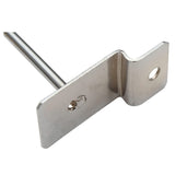 3 Pcs Heavy Duty Slatwall Panel Hooks Hanging Slatwall Accessories Metal Slat Wall Hanging Hooks Silver Slat  (7.87 Inch)