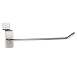 3 Pcs Heavy Duty Slatwall Panel Hooks Hanging Slatwall Accessories Metal Slat Wall Hanging Hooks Silver Slat  (7.87 Inch)