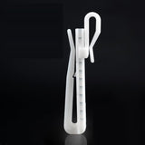 20pcs Plastic Curtain Hooks,Adjustable Depth Pinch Pleat Locking Curtain Tape Clip Hook for Window Curtain (2.7 inches) In Australia - Darrahopens