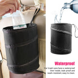 Collapsible Car Trash Can, Waterproof Automotive Garbage Bin, Mini Pop-up Car Garbage Holder Container(7.8×6.3×6.3 inches) In Australia - Darrahopens