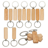 Wood Engraving Blanks Rectangle Blank Wooden Key Chain Wood Blanks for Keychains Lightweight but sturdy 20 Pack In Australia - Darrahopens