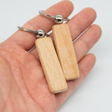Wood Engraving Blanks Rectangle Blank Wooden Key Chain Wood Blanks for Keychains Lightweight but sturdy 20 Pack In Australia - Darrahopens