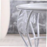 Iron Small Pot Stand Flower Stand Plants Stand Outdoor Indoor Succulent Pot Holder for Bedroom Garden