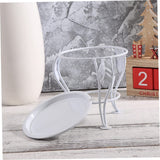 Iron Small Pot Stand Flower Stand Plants Stand Outdoor Indoor Succulent Pot Holder for Bedroom Garden