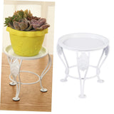 Iron Small Pot Stand Flower Stand Plants Stand Outdoor Indoor Succulent Pot Holder for Bedroom Garden