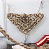 Hermit Crab Climbing Toys, Seagrass Mat Lizard Hammock with Suction Cup, Natural Seagrass Woven Net