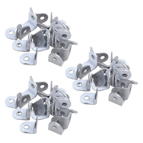 50 Pack Stainless Steel 90 Degree Angle L Shaped Bracket,Corner Brace Joint Bracket Fastener 2 Holes, Metal