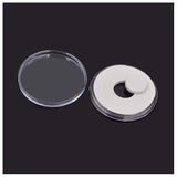 30 Pcs 30mm Coin Cases Capsules Holder Applied Clear Plastic Round Storage Box - ( Color : as shown )