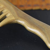 Natural Sandalwood Hair Combs - Anti-Static Sandalwood Scent Natural Hair Detangler Wooden Comb (Extra Wide Tooth)