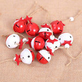 Christmas Metal Bells, 20Pcs Colorful Bell Pendant Pendants Bells Christmas Tree Accessories Burgundy Jingle Bells Rustic Craft In Australia - Darrahopens