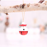 Christmas Metal Bells, 20Pcs Colorful Bell Pendant Pendants Bells Christmas Tree Accessories Burgundy Jingle Bells Rustic Craft