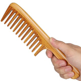 Natural Sandalwood Hair Combs - Anti-Static Helps to relieve tension and stimulate scalp  (Extra Large Detangler Comb) In Australia - Darrahopens