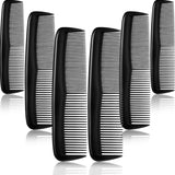 12 Pieces Hair Combs Set Pocket for Women and Men, Fine Dressing Comb,Plastic Good quality(Black) In Australia - Darrahopens