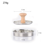 5.24" Burger Press Stuffed Hamburger Patty Maker Mold Stainless Steel Non-Stick Meat Presser Essential Grilling Accessories