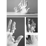 Hand Sculpture Decor, White Hand Ornament, Creative Hand Sculpture Cool Desk Decor Statue, Resin Hand Desktop Decoration In Australia - Darrahopens
