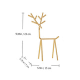 1pc Deer Storage Ornaments Lovely Jewelry Holder Earring Display Stand Chic Earrings Holder Metal Stand Deer Display Stand
