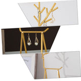 1pc Deer Storage Ornaments Lovely Jewelry Holder Earring Display Stand Chic Earrings Holder Metal Stand Deer Display Stand