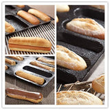 Silicone Hot Dog Bread Forms Mini Baby Sandwich Baking Molds Food grade Perforated Sheets for Home Oven
