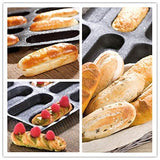 Silicone Hot Dog Bread Forms Mini Baby Sandwich Baking Molds Food grade Perforated Sheets for Home Oven