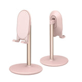 Phone Stand for Desk, Adjustable Cell Phone Holder for Desk, Compatible with 4"-12.9" Phones/Tablet/Switch (Pink)