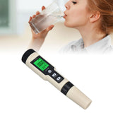 Digital Hydrogen Meter, High Accuracy Pen Type H2 Meter Water Quality Tester with ATC,Temp Tester Meter for Drinking Water