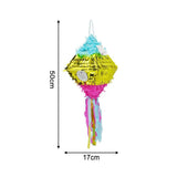 Russian Nesting Diamond Pinata Birthday Party Supplies Foil Pinata Props Handmade Easy to Use Wide Application