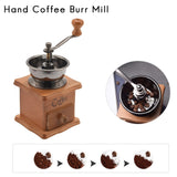 Manual Coffee Grinder, Hand Coffee Beans Grinding Machine, Hand Coffee Burr Mill,Manual Bean Grinder, Dark Brown