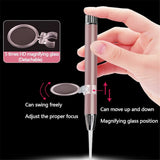 LED FlashLight Earpick Ear Cleaner Endoscope Spoon Cleaning Ear Curette Light Spoon with Magnifier Ear Wax Removal