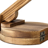 Wooden Tortilla Press Dumpling Maker, Multifunctional Corn Tortilla Presser Tool Mexican Tortillera Presser for Picnic, Round In Australia - Darrahopens
