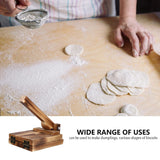 Wood Tortilla Press Dumpling Skin Maker Presser, Wood Dough Presser Traditional Tortilla Sope Maker, Heavy Duty Corn Tortilla In Australia - Darrahopens