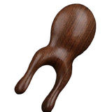 Natural Wood Head GuaSha Comb - Scalp Stimulator Massager Tools - Portable Scraping Massage Comb, for Head Caring Relaxation