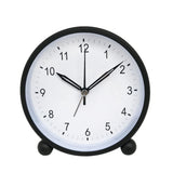 Alarm Clock, Alarm Clock for Kids, 4.3 Inch Analog Alarm Clock with Night Light Black Small Modern Silent Non Ticking Desk Clock In Australia - Darrahopens
