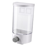 1 Pc Storage Jar Seal Jar Clear Container with Lid Rice Storage Organizer Airtight Glass Containers Cereal Dispenser with White