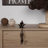 Contemporary Metal Shelf Décor - Bronze Sculpture - Man Lifting Woman from Ledge Handcrafted using the sand casting method