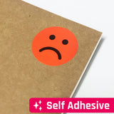 1200 Pieces - 1" Happy/Sad Smile Face Behavior Emotion Stickers, Red/Yellow/Green Easy to distribute and organize