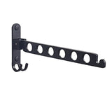 Wall-Mounted, Space Aluminum Surface polishing Treatment, Base 90° Folding Clothes Hook, with Rocker Bracket, Used in Laundry In Australia - Darrahopens