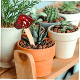 4pcs Succulent Flower Pot Micro Mushroom Statue Mushroom Decor Mushroom Figurines Mushroom Ornament Mushroom Figure
