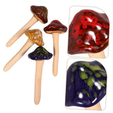 4pcs Succulent Flower Pot Micro Mushroom Statue Mushroom Decor Mushroom Figurines Mushroom Ornament Mushroom Figure
