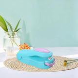 Mini Bag Sealer, Small Portable Handheld Heat Vacuum Sealer, Multi Functional Electronic Resealer Machine for Plastic Bags (Blue) In Australia - Darrahopens
