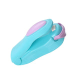 Mini Bag Sealer, Small Portable Handheld Heat Vacuum Sealer, Multi Functional Electronic Resealer Machine for Plastic Bags (Blue)