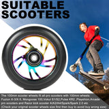100mm Scooter Wheels - Pro Scooter Wheels 100mm Pair -100mm Metal Scooter Wheels Replacement - Pro Scooter Wheels 100mm In Australia - Darrahopens