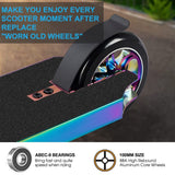 100mm Scooter Wheels - Pro Scooter Wheels 100mm Pair -100mm Metal Scooter Wheels Replacement - Pro Scooter Wheels 100mm In Australia - Darrahopens