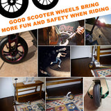 100mm Scooter Wheels - Pro Scooter Wheels 100mm Pair -100mm Metal Scooter Wheels Replacement - Pro Scooter Wheels 100mm In Australia - Darrahopens