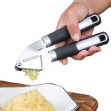 Garlic Press Kitchen Accessory Garlic Mincer for Kitchen Garlic Mincer Tool Stainless Steel Garlic Slicer Kitchen Gadget Manual