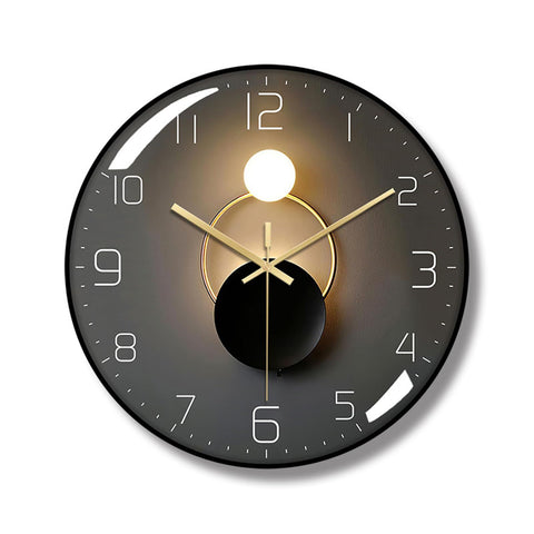 Wall Clock, Art Deco Wall Clock, Non-Ticking Silent Modern Metal Wall Clock, Suitable for Living Room, Bedroom, Office,Study Room In Australia - Darrahopens