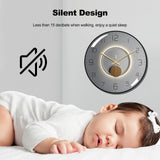 Wall Clock, Art Deco Wall Clock, Non-Ticking Silent Modern Metal Wall Clock, Suitable for Living Room, Bedroom, Office,Study Room In Australia - Darrahopens