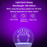 7W LED Bulb with E27 Base,  Wavelength, Energy Saving Long Life LED Bulb, Transparent Cover LED Bulb for Party 2 pes