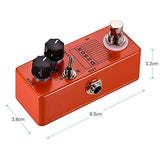 Mini Overdrive Preamp Pedal with True Bypass Switch Electric guitar effect pedal for guitar players durable and portable(D250X)