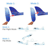 Airplane Toys, Flight Mode Glider, Flying Toy for Kids, Birthday Gifts for Year Old Boys Girls, Outdoor Sport Toys Party